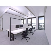 Stehleuchte, Office Three Standard, Motion, 80 W, DIM, 4000 K, schwarz, 220-240 V/AC, 50 / 60 Hz