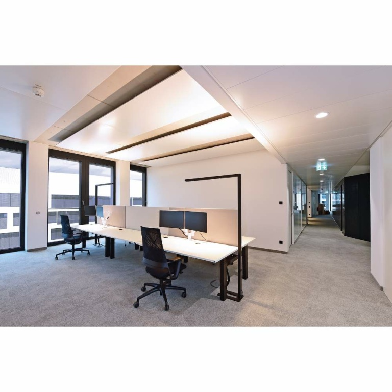 Deko-Light Stehleuchte, Office Three Pro, Motion, 80 W, DIM, 2700/6500 K, silber, 220-240 V/AC, 50 / 60 Hz