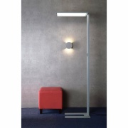 Stehleuchte, Office One Transparent, 55 W, Touch DIM, 4000 K, Silber, 200-240 V/AC, 50 / 60 Hz