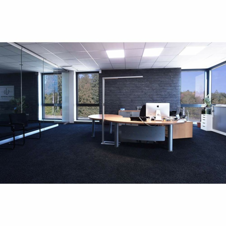 Deko-Light Stehleuchte, Office Three Motion Up and Down, 80 W, Touch Dim, 4000 K, Aluminium, 200-240 V/AC, 50 /