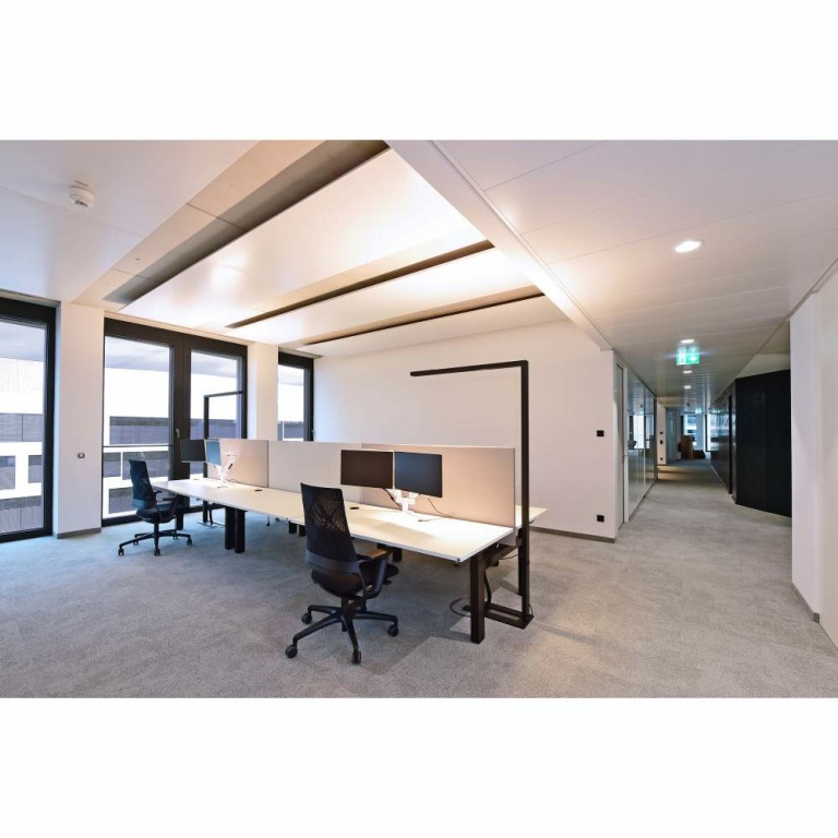 Deko-Light Stehleuchte, Office Three Motion Up and Down, 80 W, Touch Dim, 4000 K, Aluminium, 200-240 V/AC, 50 /