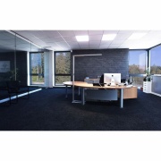 Stehleuchte, Office Three Motion Up and Down, 80 W, Touch Dim, 4000 K, Aluminium, 200-240 V/AC, 50 /