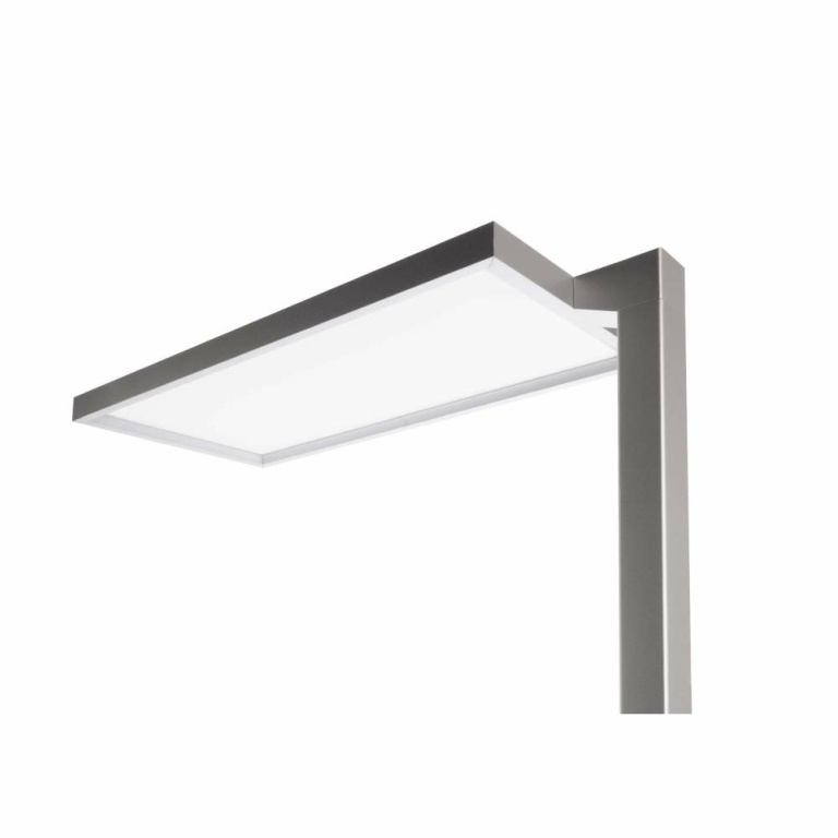 Deko-Light Stehleuchte, Office One Up and Down, 80 W, Touch DIM, 4000 K, Silber, 220-240 V/AC, 50 / 60 Hz