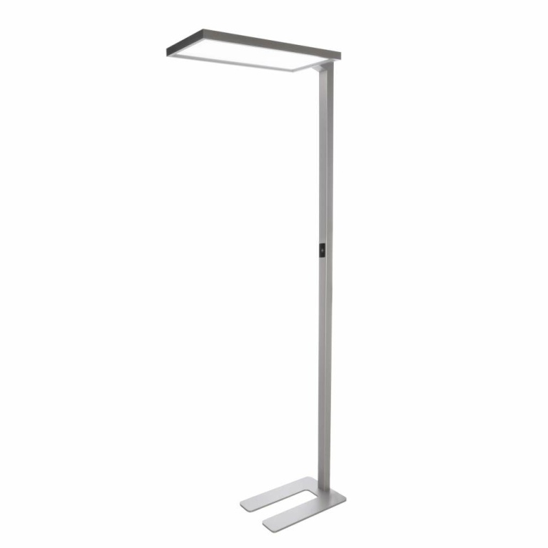 Deko-Light Stehleuchte, Office One Motion Up and Down, 80 W, Touch DIM, 4000 K, Silber, 220-240 V/AC, 50 / 60 H