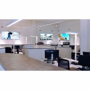 Stehleuchte, Office One Motion Up and Down, 80 W, Touch DIM, 4000 K, Silber, 220-240 V/AC, 50 / 60 H