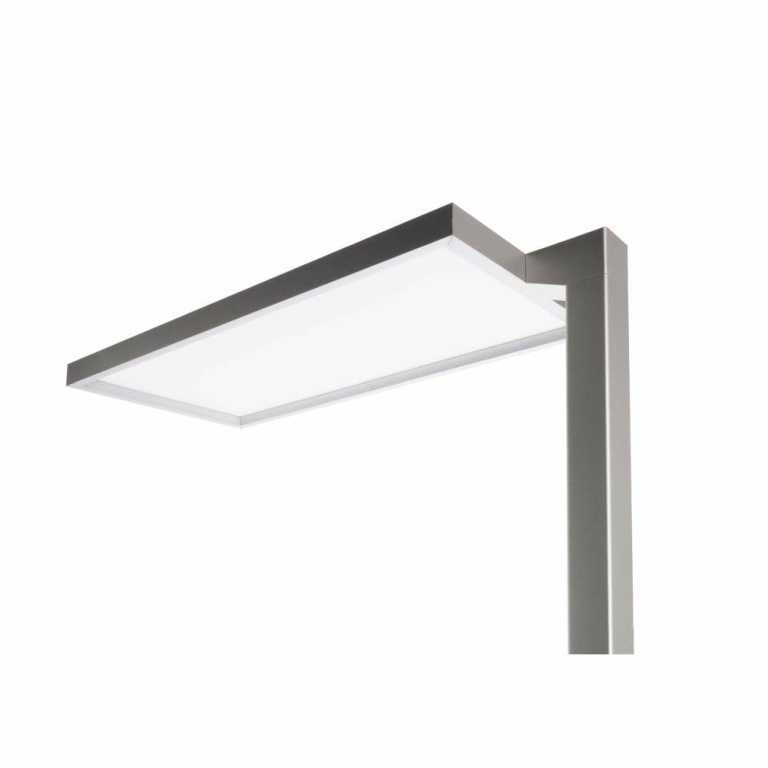 Deko-Light Stehleuchte, Office One Up and Down, 80 W, Touch DIM, 3000 K, Silber, 220-240 V/AC, 50 / 60 Hz