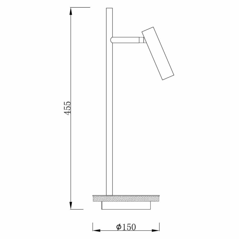 Deko-Light Tischleuchte, Brahe, 8,5 W, 3000 K, Weiß, 220-240 V/AC, 50 / 60 Hz