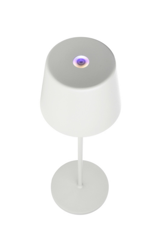 Deko-Light Dimmbare LED Akku Tischlampe Canis Beige - Kabellose Touch Tischleuchte - Warmweiß IP65