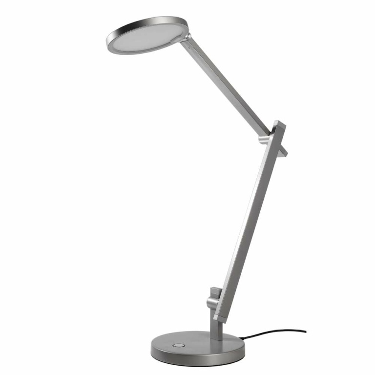 Deko-Light Tischleuchte, Adhara, 12 W, DIM, 3000 K, Silber, 100-240 V/AC, 50 / 60 Hz