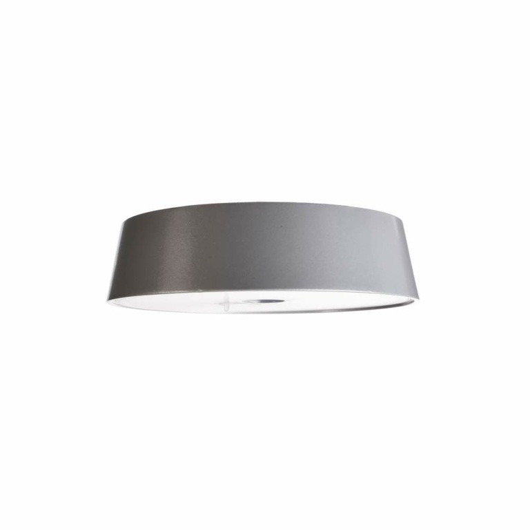 Deko-Light Akkuleuchte, Kopf Magnetleuchte Miram, 2,2 W, Touch DIM, 3000 K, Grau, Spannungskonstant, 3.7 V/DC