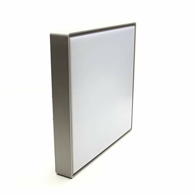 Deko-Light Deckenaufbauleuchte, Quadrata III 400x400 mm, 21 W, 3000 K, Grau, 220-240 V/AC, 50 / 60 Hz