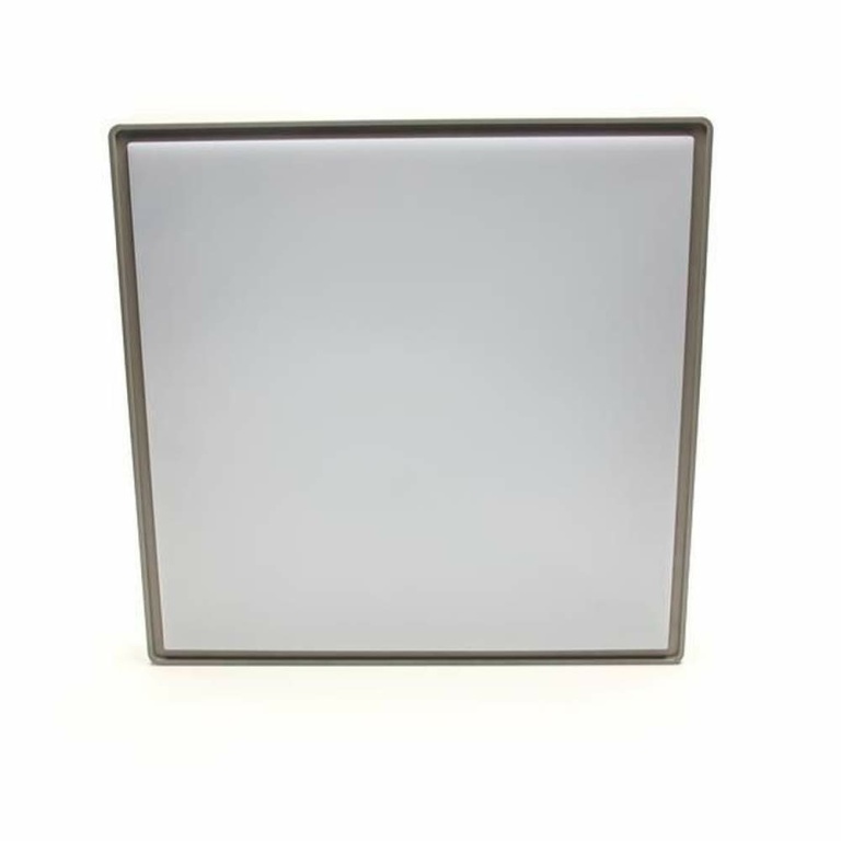 Deko-Light Deckenaufbauleuchte, Quadrata III 400x400 mm, 21 W, 3000 K, Grau, 220-240 V/AC, 50 / 60 Hz