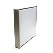 Deckenaufbauleuchte, Quadrata III 400x400 mm, 21 W, 3000 K, Grau, 220-240 V/AC, 50 / 60 Hz