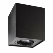 Deckenaufbauleuchte, Dato, 1x max. 50 W GU10, Schwarz, 220-240 V/AC, 50 / 60 Hz