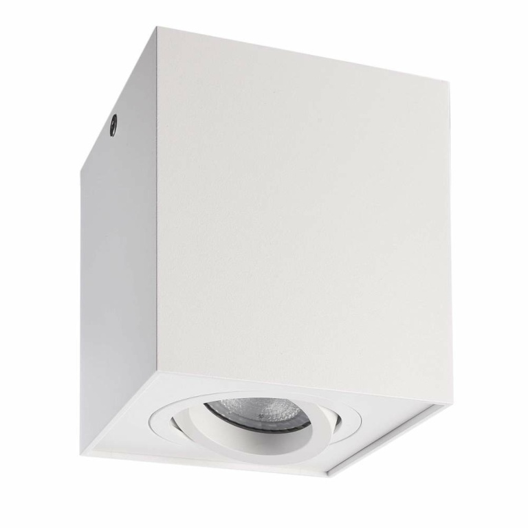 Deko-Light Deckenaufbauleuchte, Dato, 1x max. 50 W GU10, Weiß, 220-240 V/AC, 50 / 60 Hz