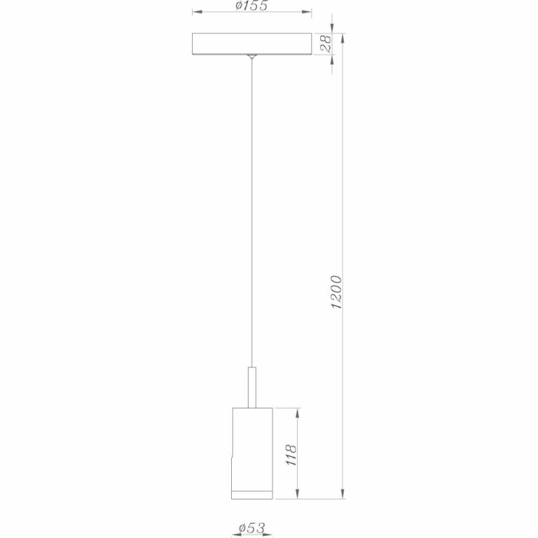 Deko-Light Pendelleuchte, Dabih, 7,2 W, DIM, 3000 K, Weiß, 220-240 V/AC, 50 / 60 Hz