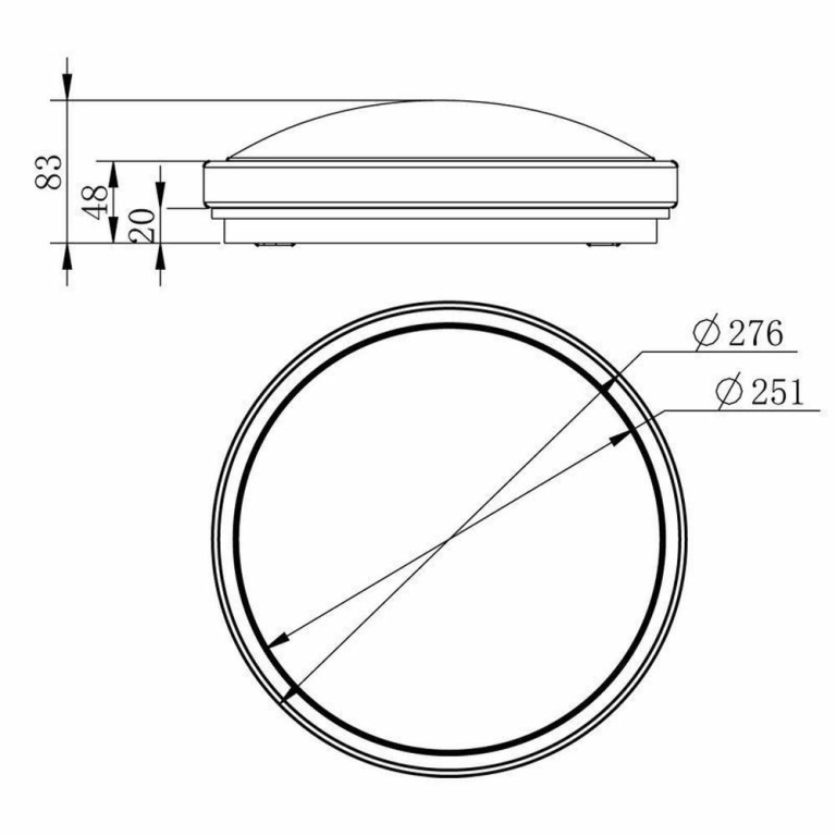 Deko-Light Deckenaufbauleuchte, Helen I, 16,3 W, 3000/4100/5500 K, Silber, 220-240 V/AC, 50 / 60 Hz