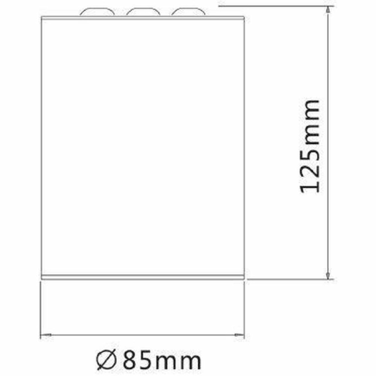 Deko-Light Deckenaufbauleuchte, Luna, 20 W, 4000 K, Weiß, 220-240 V/AC, 50 / 60 Hz