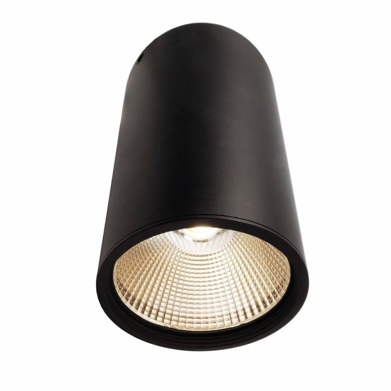 Deko-Light Deckenaufbauleuchte, Luna, 40 W, 3000 K, Schwarz, 220-240 V/AC, 50 / 60 Hz