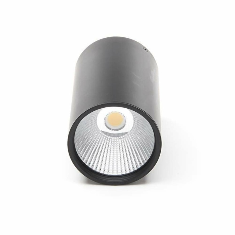 Deko-Light Deckenaufbauleuchte, Luna, 40 W, 3000 K, Schwarz, 220-240 V/AC, 50 / 60 Hz