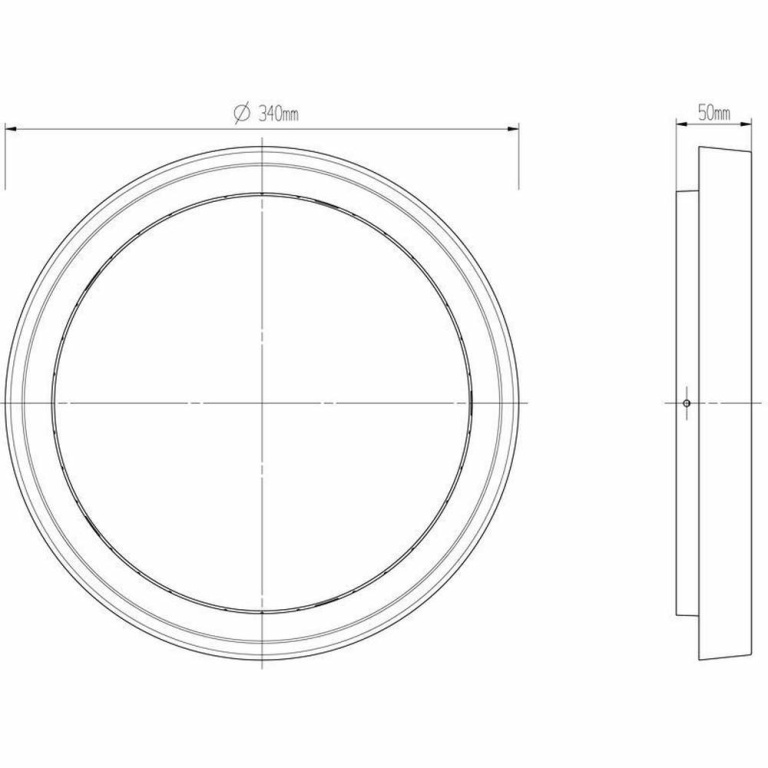 Deko-Light Deckenaufbauleuchte, Ascella, 30 W, 3000 K, Grau, 220-240 V/AC, 50 / 60 Hz