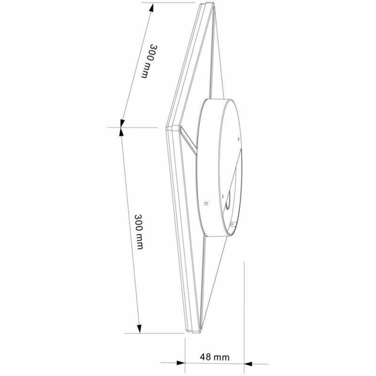 Deko-Light Deckenaufbauleuchte, Mensae Eckig Motion, 20 W, 3000 K, Grau, 220-240 V/AC, 50 / 60 Hz