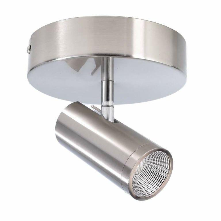 Deko-Light Deckenaufbauleuchte, Becrux I, 6 W, DIM, 3000 K, Silber, 220-240 V/AC, 50 / 60 Hz