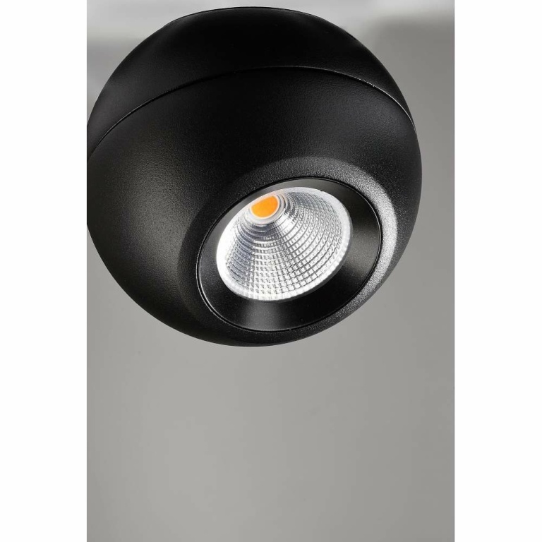 Deko-Light Deckenaufbauleuchte, Bellatrix, 10,8 W, DIM, 3000 K, Schwarz, 220-240 V/AC, 50 / 60 Hz