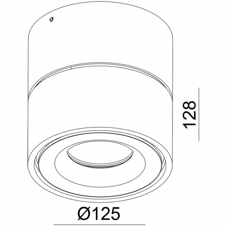 Deko-Light Deckenaufbauleuchte, Uni II Max Tilt, 32 W, DIM, 3000 K, Weiß, 220-240 V/AC, 50 / 60 Hz