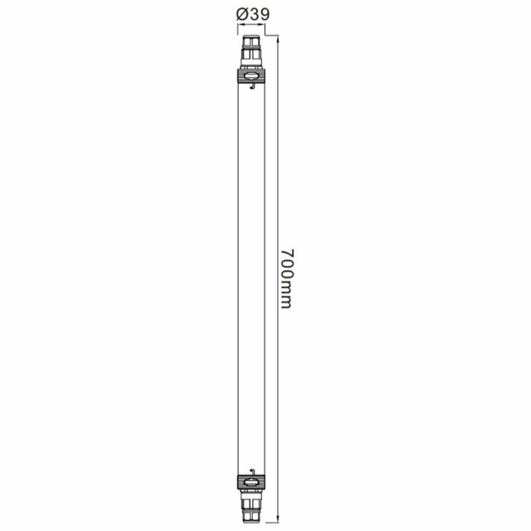 Deko-Light Feuchtraumleuchte, TRI PROOF Slim 700 mm, 21 W, 5000 K, Weiß, 220-240 V/AC, 50 / 60 Hz, Bemessungsst