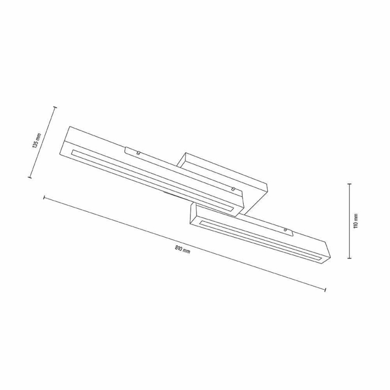 Deko-Light Deckenaufbauleuchte, MADERA, 15 W, 3000 K, Schwarz, 100-240 V/AC, 50 / 60 Hz