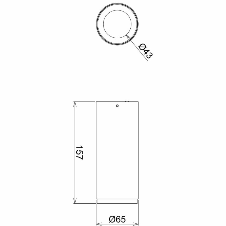 Deko-Light Deckenaufbauleuchte, Lucea, 10 W, 3000/4000 K, Weiß, 220-240 V/AC, 50 / 60 Hz