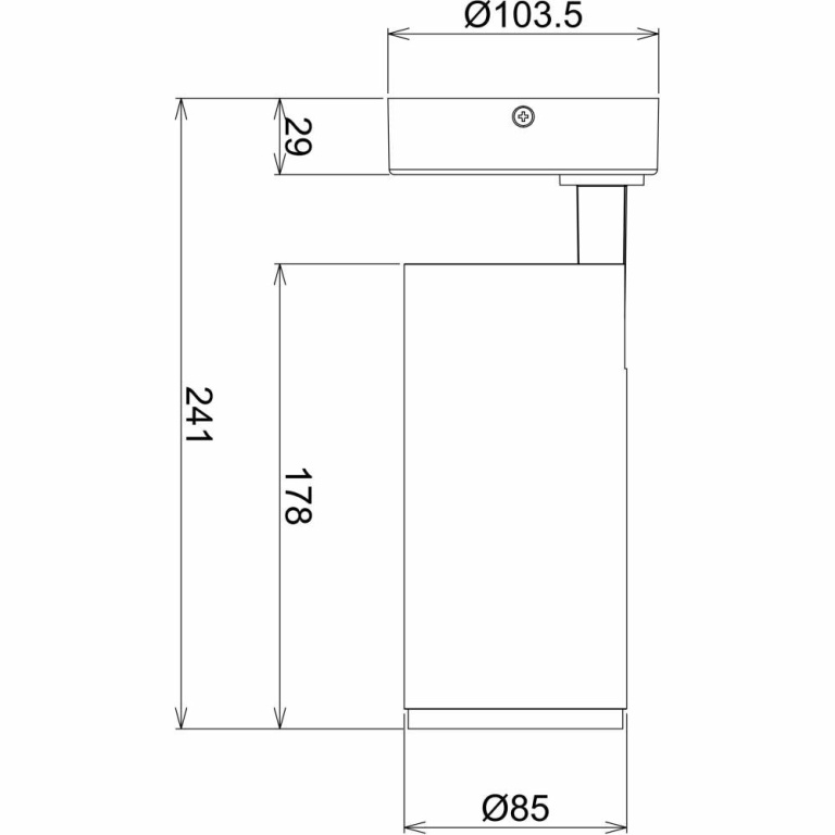 Deko-Light Deckenaufbauleuchte, Lucea, Tilt, 15 W, 3000/4000 K, Schwarz, 220-240 V/AC, 50 / 60 Hz