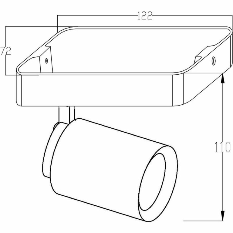 Deko-Light Deckenaufbauleuchte, Librae Linear I, 1x max. 50 W GU10, Schwarz, 220-240 V/AC, 50 / 60 Hz