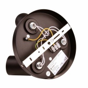 Deckenaufbauleuchte, Librae Round III, 3x max. 50 W GU10, Schwarz, 220-240 V/AC, 50 / 60 Hz