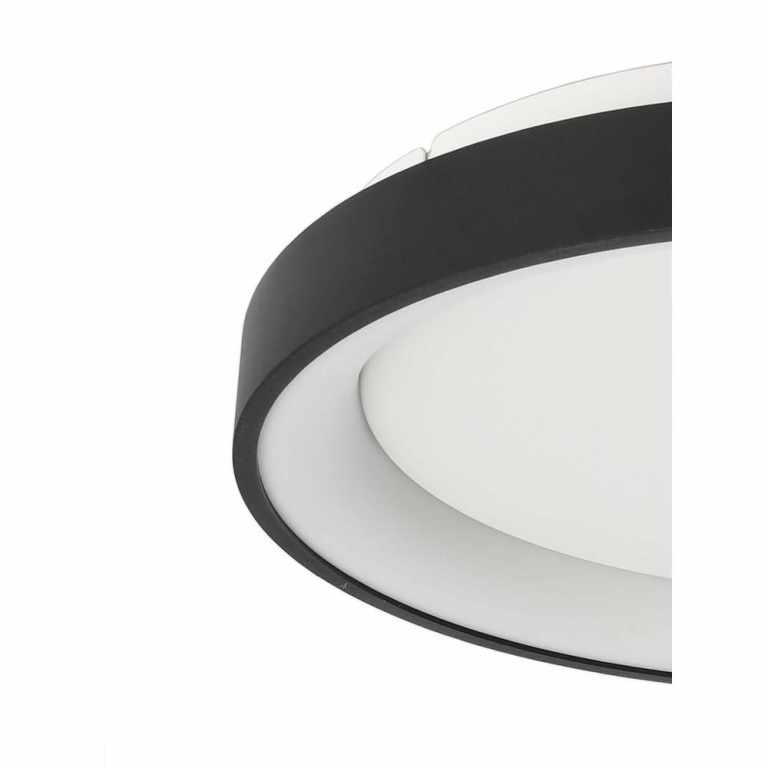 Deko-Light Deckenaufbauleuchte, Merope 400 mm, 30 W, DIM, 3000/4000 K, Schwarz, 220-240 V/AC, 50 / 60 Hz