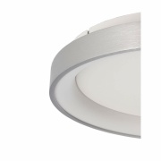 Deckenaufbauleuchte, Merope 400 mm, 30 W, DIM, 3000/4000 K, Silber, 220-240 V/AC, 50 / 60 Hz