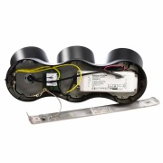 Deckenaufbauleuchte, Uni Triple Tilt, 30 W, DIM, 3000 K, Schwarz, 220-240 V/AC, 50 / 60 Hz