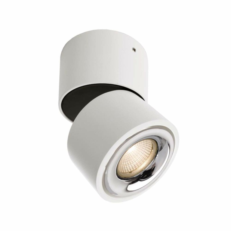 Deko-Light Deckenaufbauleuchte, Uni II Mini, Tilt, 11,3 W, DIM, 2700 K, Weiß, 200-240 V/AC, 50 / 60 Hz