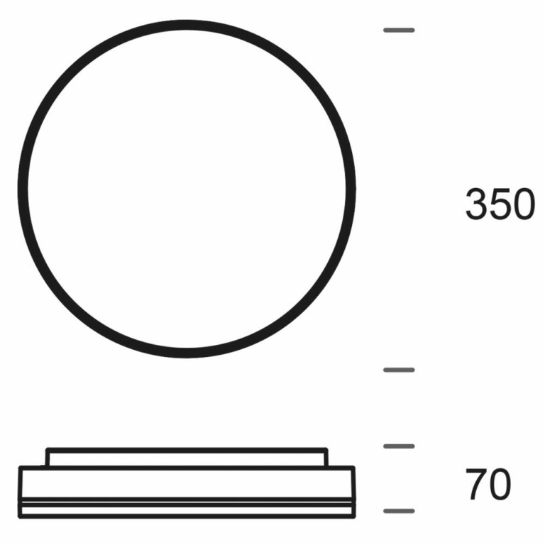 Deko-Light Decken- und Wandaufbauleuchte, Subra, 29 W, DALI, 3000 K, Weiß, 220-240 V/AC, 50 / 60 Hz