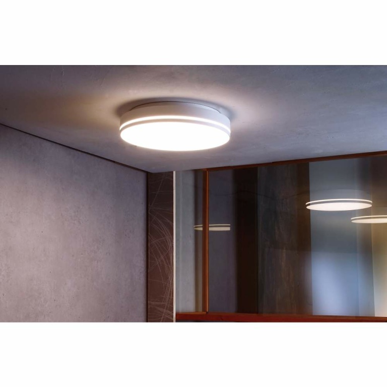 Deko-Light Decken- und Wandaufbauleuchte, Subra, 29 W, DIM, 3000 K, Weiß, 220-240 V/AC, 50 / 60 Hz