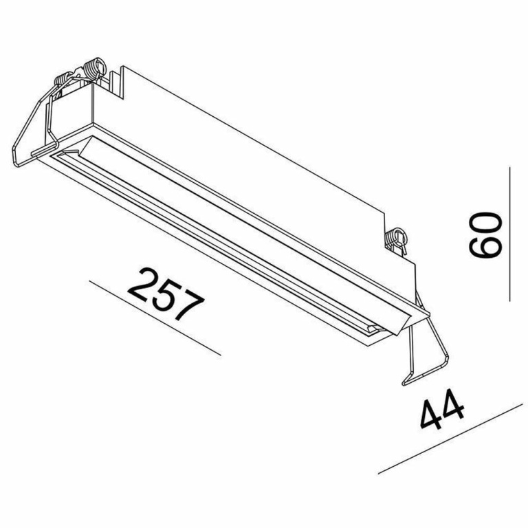 Deko-Light Deckeneinbauleuchte, Ceti 10 Wall Wash, 20 W, 3000 K, Weiß, Stromkonstant, 28-29 V/DC, Bemessungsstr