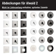 Wandeinbauleuchte, Alwaid 2, 4 W, 2700 K, Weiß, 220-240 V/AC, 50 / 60 Hz