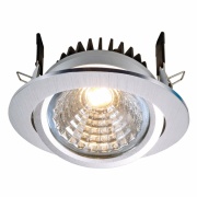 Deckeneinbauleuchte, COB 95 Noble, 10 W, 4000 K, Silber, Stromkonstant, 26-27 V/DC, Bemessungsstrom: