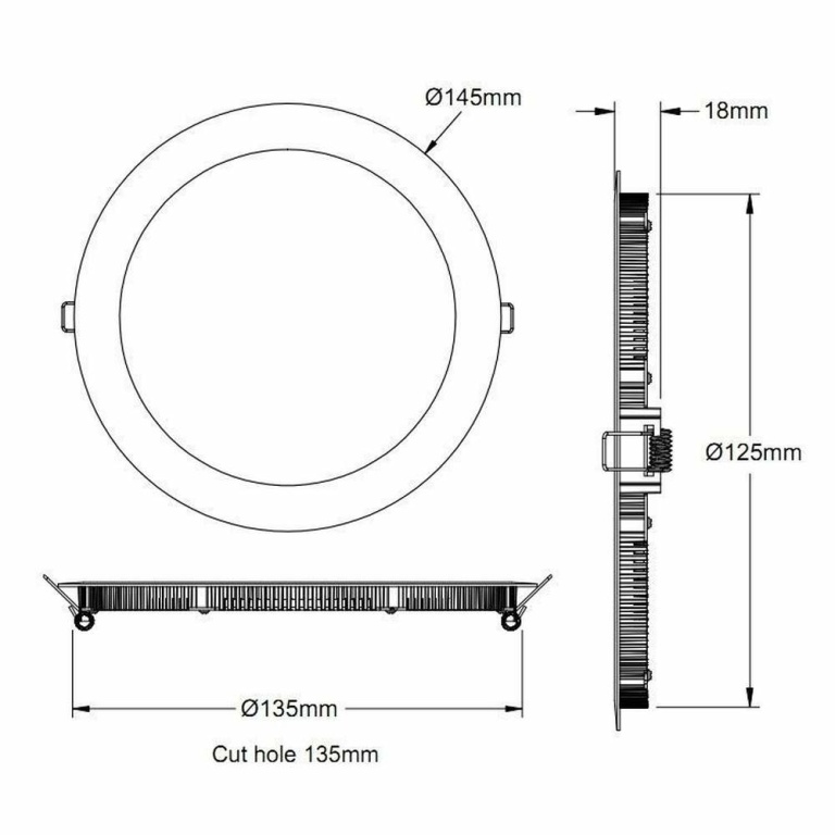 Deko-Light Deckeneinbauleuchte, LED Panel 8, 7 W, 2700 K, Weiß, Stromkonstant, 17-18 V/DC, Bemessungsstrom: 350