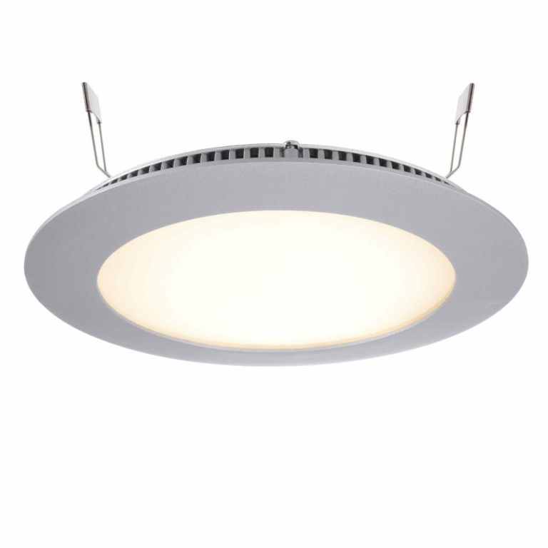 Deko-Light Deckeneinbauleuchte, LED Panel 12, 9 W, 2700 K, Grau, Stromkonstant, 23-24 V/DC, Bemessungsstrom: 35