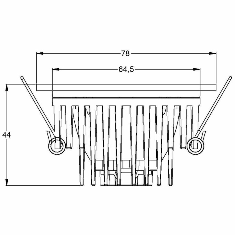 Deko-Light Deckeneinbauleuchte, COB 68 IP65, 6,5 W, 2700 K, Weiß, Stromkonstant, 17-18 V/DC, Bemessungsstrom: 3