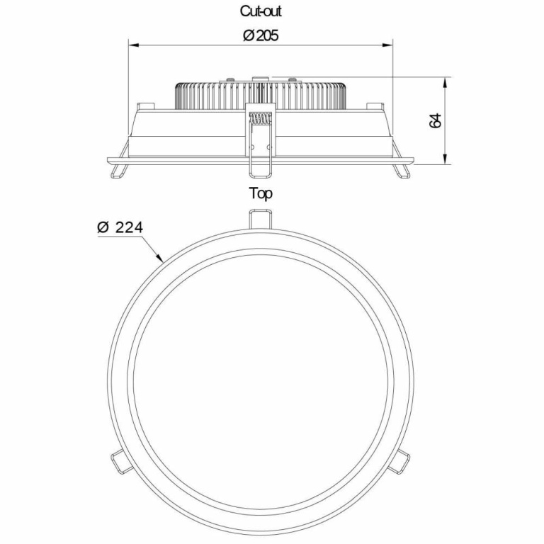 Deko-Light Deckeneinbauleuchte, 13,7 W, 3000 K, Silber, Stromkonstant, 27-28 V/DC, Bemessungsstrom: 500 mA