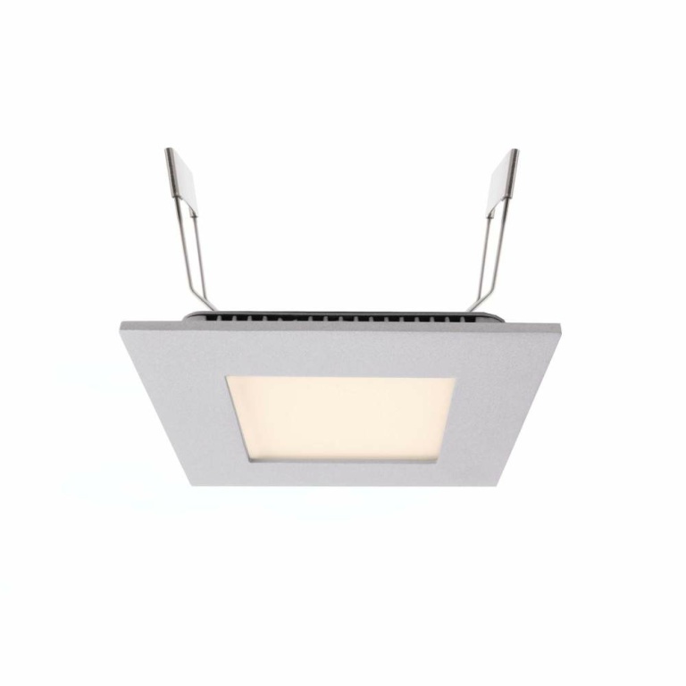 Deko-Light Deckeneinbauleuchte, LED Panel Square 8, 7 W, 2700 K, Grau, Stromkonstant, 18-19 V/DC, Bemessungsstr