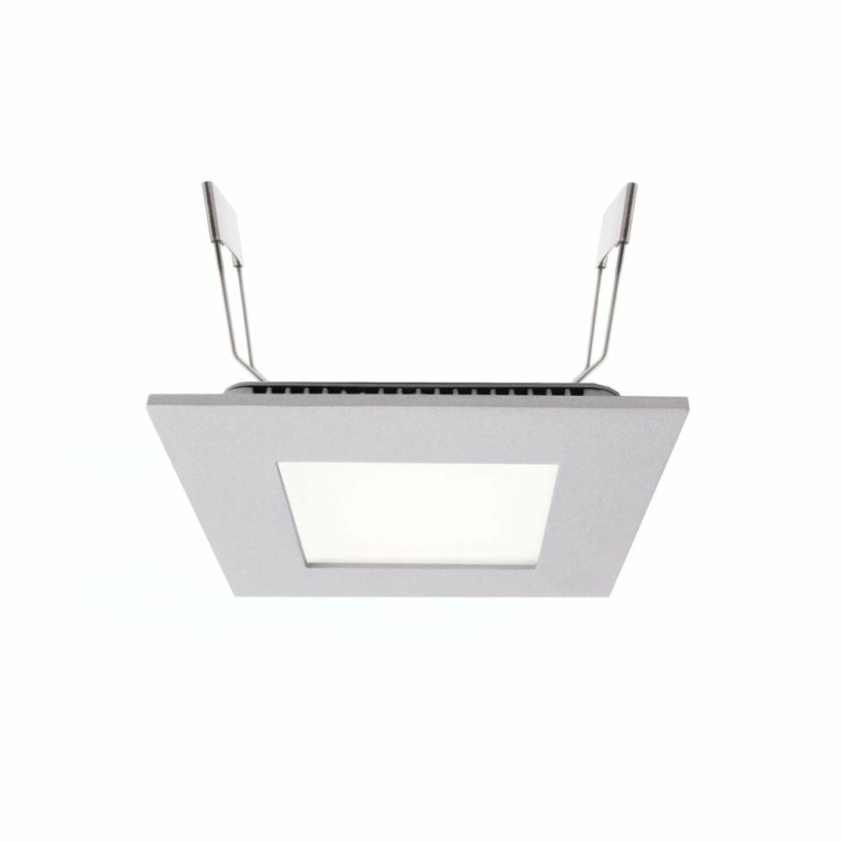 Deko-Light Deckeneinbauleuchte, LED Panel Square 8, 7 W, 4000 K, Grau, Stromkonstant, 18-19 V/DC, Bemessungsstr